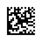 GS1 DataMatrix for (01)09506000134352, which starts with FNC1 so a scanner reports it as GS1 data.