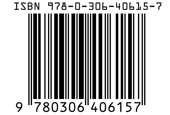 ISBN barcode with ISBN 978-0-306-40615-7 printed above the bars and the 13 digits 9780306406157 under them.