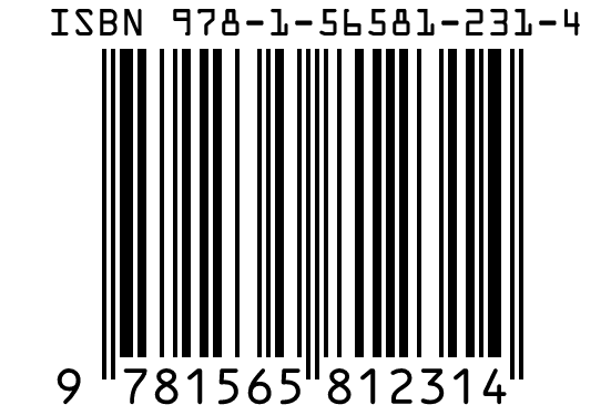 ISBN barcode 978-1-56581-231-4: an EAN-13 with the hyphenated ISBN printed above the bars.