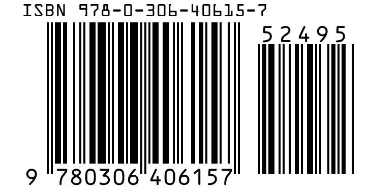 ISBN barcode 978-0-306-40615-7 with the price add-on 52495, a US$24.95 cover price, to the right of the main bars.