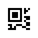 Micro QR code version M1, 11 × 11 modules, holding the digits 12345.