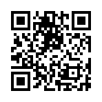QR code that opens the example PDF link https://example.com/menu.pdf.